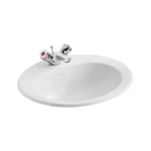 Image of Armitage Shanks Sandringham 21 E895201 Countertop Basin 50 x 43cm 1TAPHole, Overflow, No Chainhole - 693813