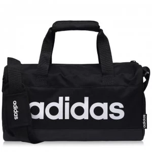 Image of adidas Essentials Linear Duffel Bag XS - BLACK/WHITE