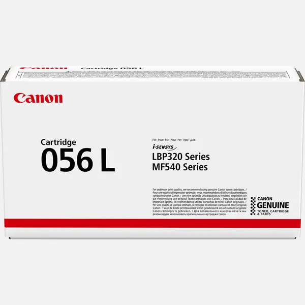 Image of Canon 056L Toner Cartridge, Black