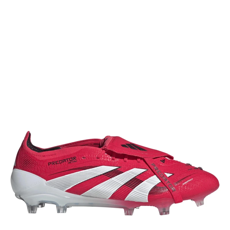 Image of adidas Predator Elite Fold-Over Tongue Firm Ground Football Boots Red/White male 12.5(48)