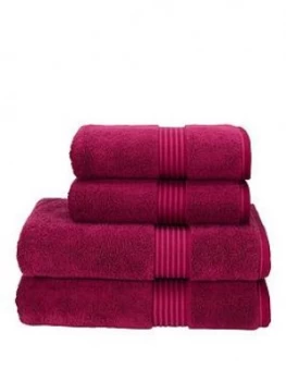 Image of Christy Supreme Hygro; Supima Cotton Towel Collection - Raspberry - Bath Towel
