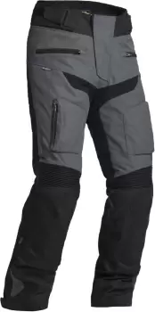 Image of Lindstrands Myrtorp Waterproof Motorcycle Textile Pants, black-grey, Size 54, black-grey, Size 54