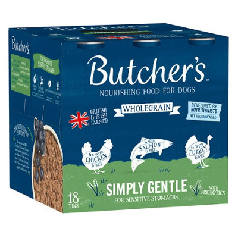 Image of Butcher's Simply Gentle Dog Food Cans 18X390G
