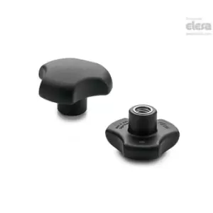 Image of ELESA Solid knob-VTT.32-SST-M8