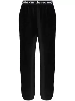 Image of ALEXANDER WANG WOMEN Stretch Corduroy Sweat Pants Black