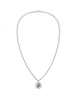 Image of Tommy Hilfiger Logo Dog Tag Necklace