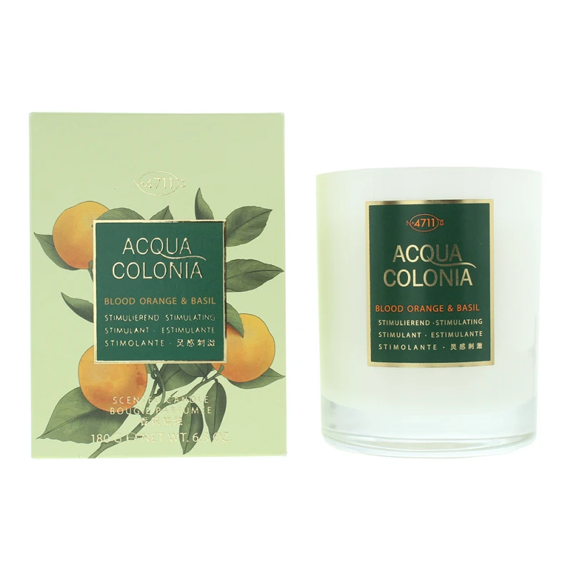 Image of 4711 Acqua Colonia Blood Orange Basil Candle 180g