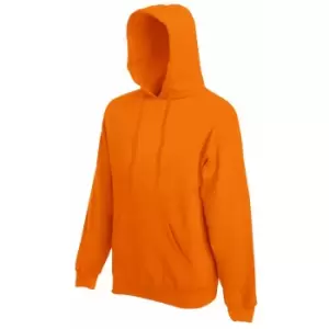 Image of Fruit Of The Loom Mens Hooded Sweatshirt / Hoodie (S) (Orange)