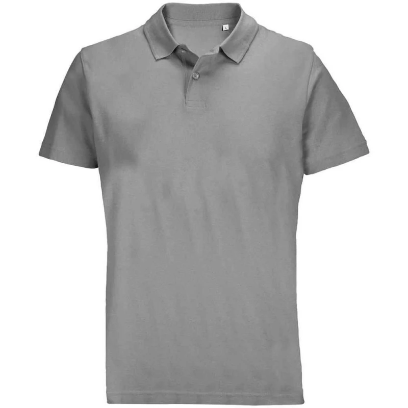 Image of SOL'S Mens Pulse Double Pique Polo Shirt in Grey Size: Small Grey Male S