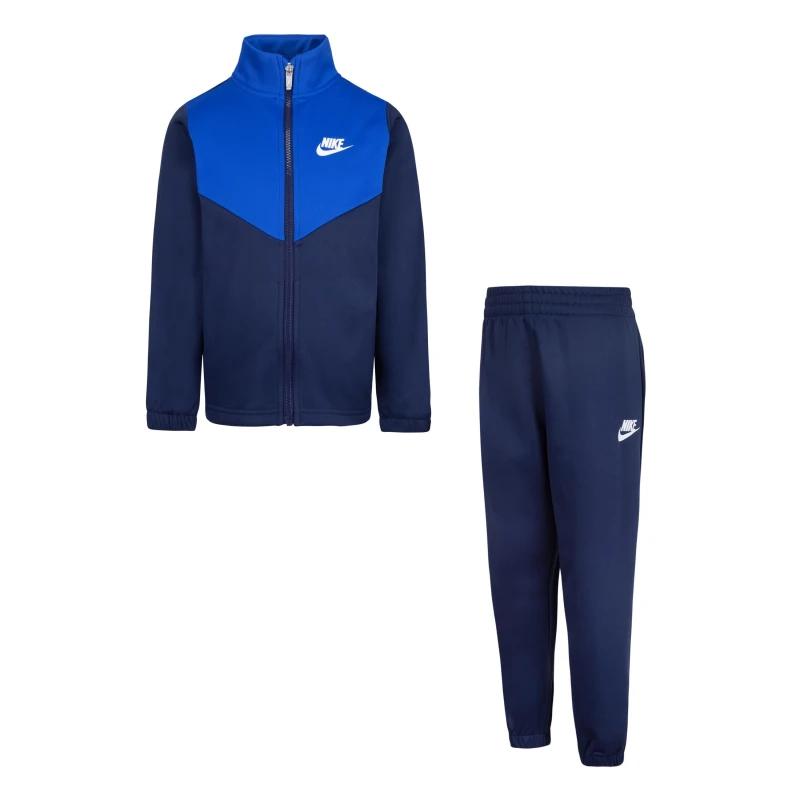 Image of Nike Younger Boys Lifestyle Essentials Tracksuit, Navy, Size 6-7 Years Navy VPJDD Unisex 6-7 YEARS