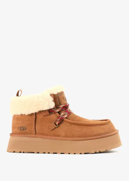 Image of Ugg Funkarra Slipper Cabin Cuff - Chestnut