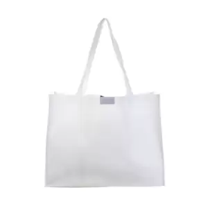 Image of United Bag Store Long Handle Tote Bag (One Size) (White)