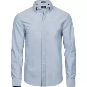 Image of Tee Jays Mens Perfect Long Sleeve Oxford Shirt (L) (Light Blue)