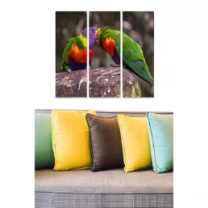 Image of MDF3796451 Multicolor Decorative MDF Painting (3 Pieces)