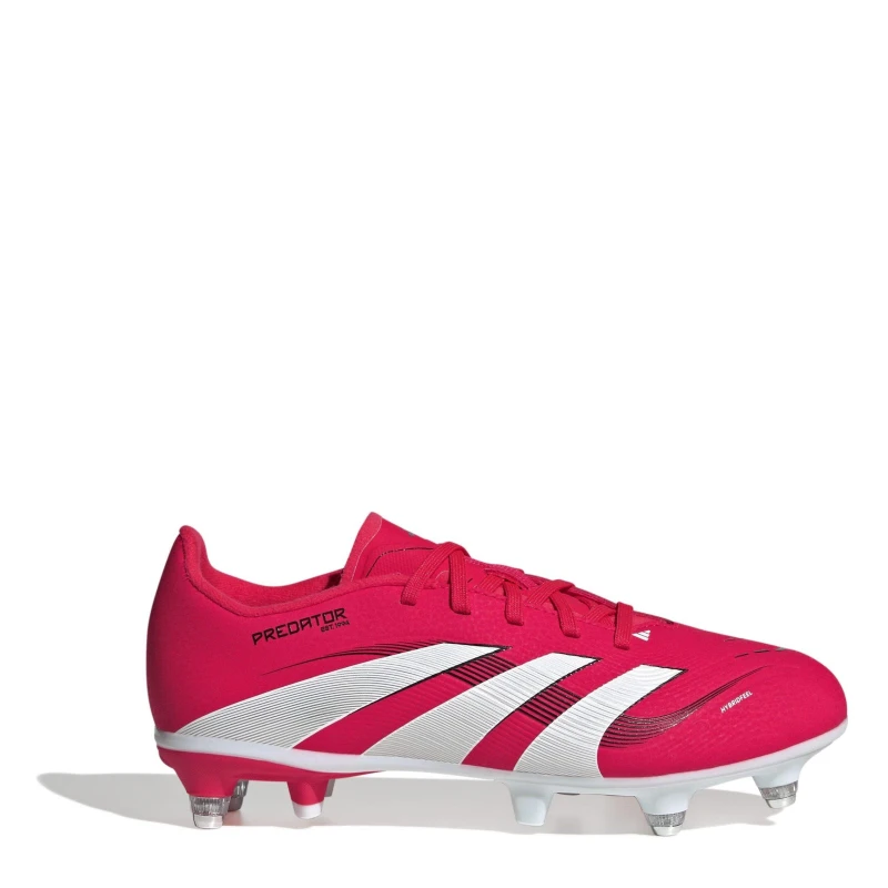 Image of adidas Predator League Juniors Soft Ground Football Boots Red/White male 5 (38)