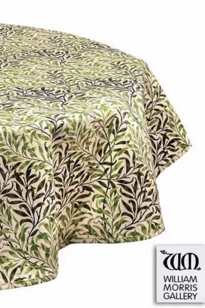 Image of William Morris Willow Boughs Fabric 132x178cm Tablecloth