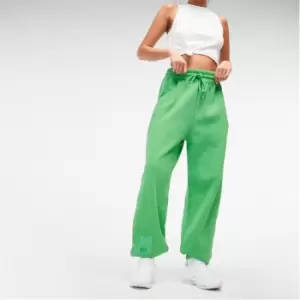 Image of Missguided Re_Styld Embroidered Detail Joggers - Green