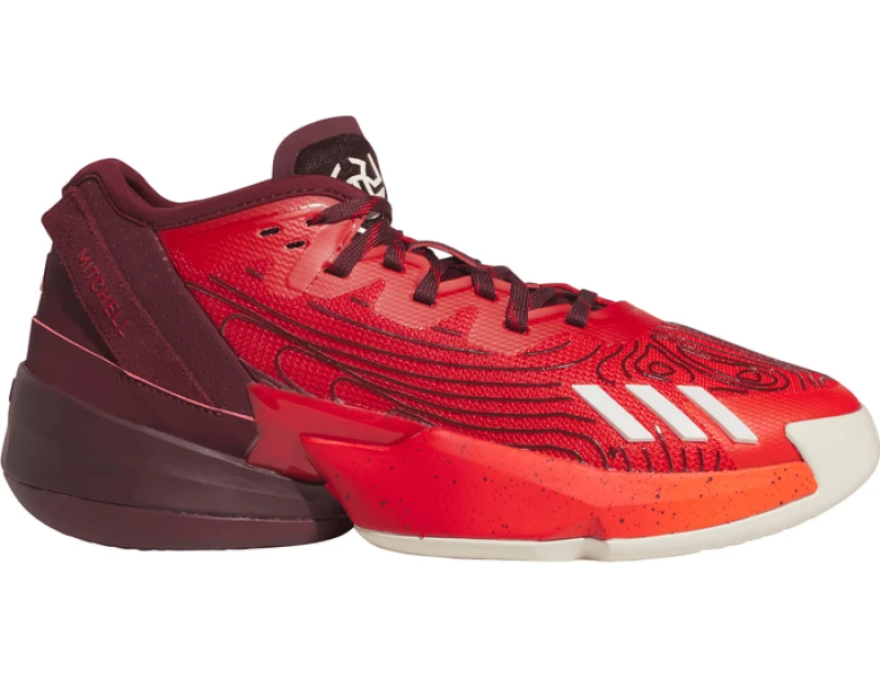 Image of Adidas D.o.n Issue 4 Red 44 2/3