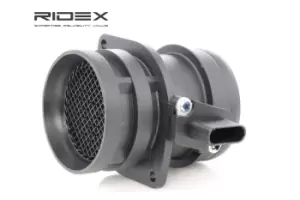 Image of RIDEX Mass air flow sensor VW,AUDI,SKODA 3926A0261 06J906461B Air mass sensor,MAF sensor,Air flow meter,Air flow sensor,Mass air flow meter