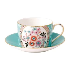 Image of Wedgwood Wonderlust Camellia Teacup Saucer