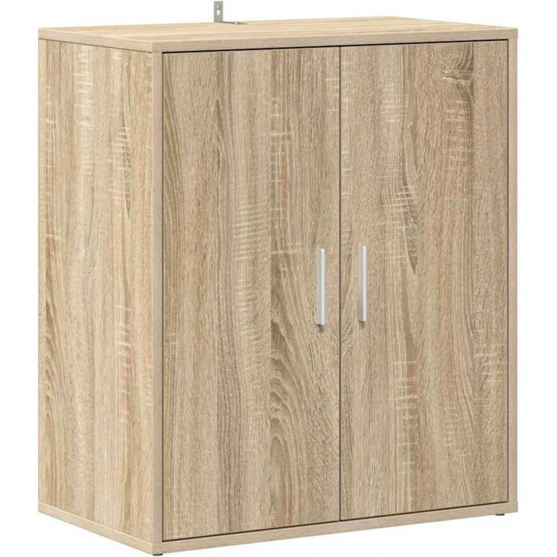 Image of VIDAXL Vidaxl - Shoe Cabinet Sonoma Oak 60x35x70cm Engineered Wood 808921