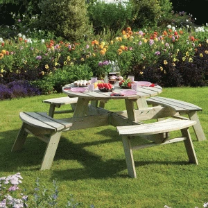 Image of Rowlinson Round Picnic Table