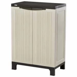 Image of Alfresco Double Door Garden Cabinet, Beige