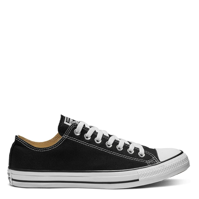 Image of Converse Kids Black All Star Low Canvas Trainers, 5.5