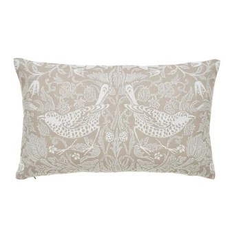 Image of Morris and Co Pure Poppy Cushion - FLAX
