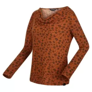 Image of Regatta Frayda Long Sleeve Cowl Neck T-Shirt - CpprAlmAniml