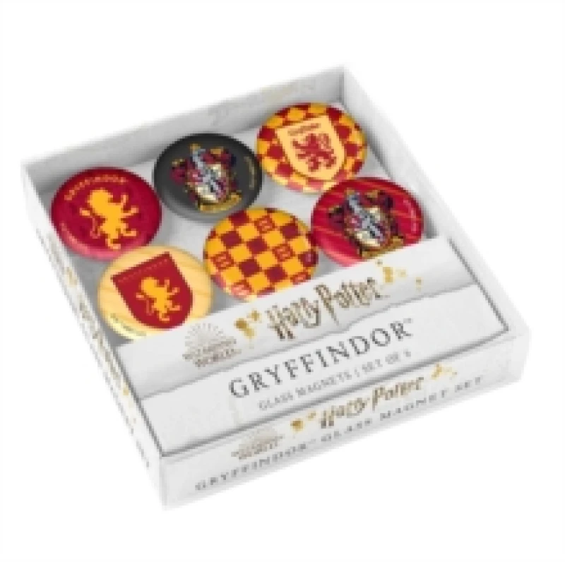 Image of Harry Potter: Gryffindor Glass Magnet Set : Set of 6 Other printed item