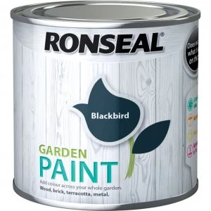 Image of Ronseal General Purpose Garden Paint Blackbird 250ml