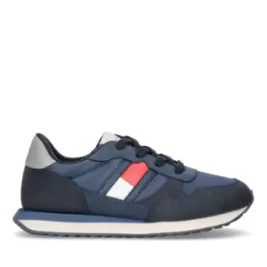Image of Tommy Hilfiger Boy's Flag Low-Top Trainers - Blue