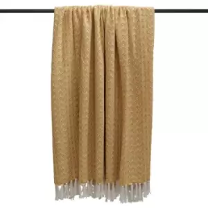 Image of Furn - Jewels Throw (One Size) (Ochre Yellow) - Ochre Yellow