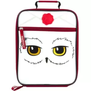 Image of Harry Potter Owl Hedwig Lunch Bag (One Size) (White/Red) - White/Red