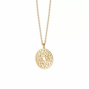 Image of Daisy London Jewellery 18ct Gold Plated Sterling Silver Crown Chakra Necklace 18Ct Gold Plate