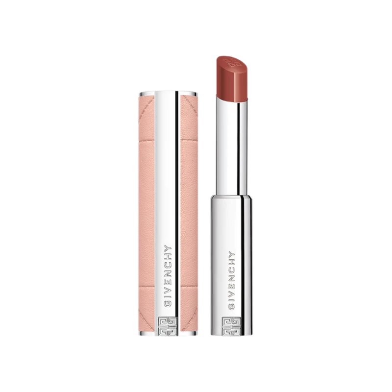 Image of Givenchy Rose Perfecto Shine Serum Lipstick 3.2g 501 - Spicy Brown