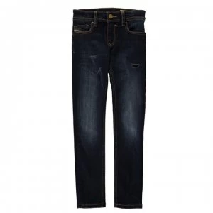 Image of Diesel Junior Boys Sleenker Slim Jeans - Dark K01
