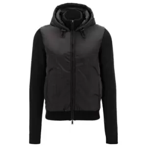 Image of BOSS X Porsche Lifo Knit Jacket - Black