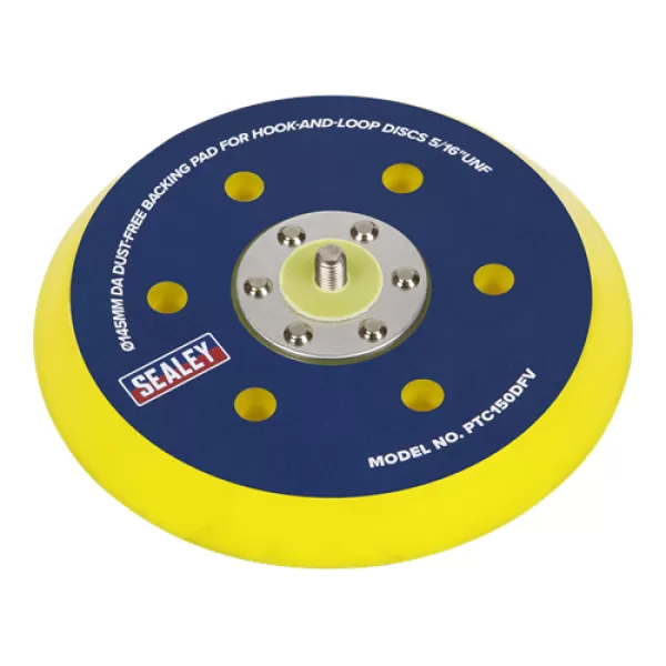 Image of Sealey PTC150DFV DA Dust-Free Backing Pad for Hook & Loop Discs Ø145mm 5/16UNF