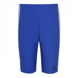 Image of adidas Boys Fitness 3-Stripes Swim Jammer - Team Royal