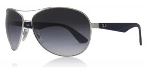 Image of Ray-Ban 3526 Sunglasses Matte Silver 019/8G