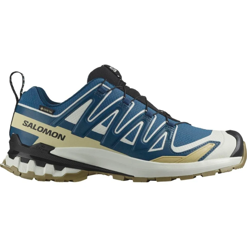 Image of Salomon XA Pro 3D V8 Trail Running Shoes Mens Blue/Icicle male 9 (43.3)
