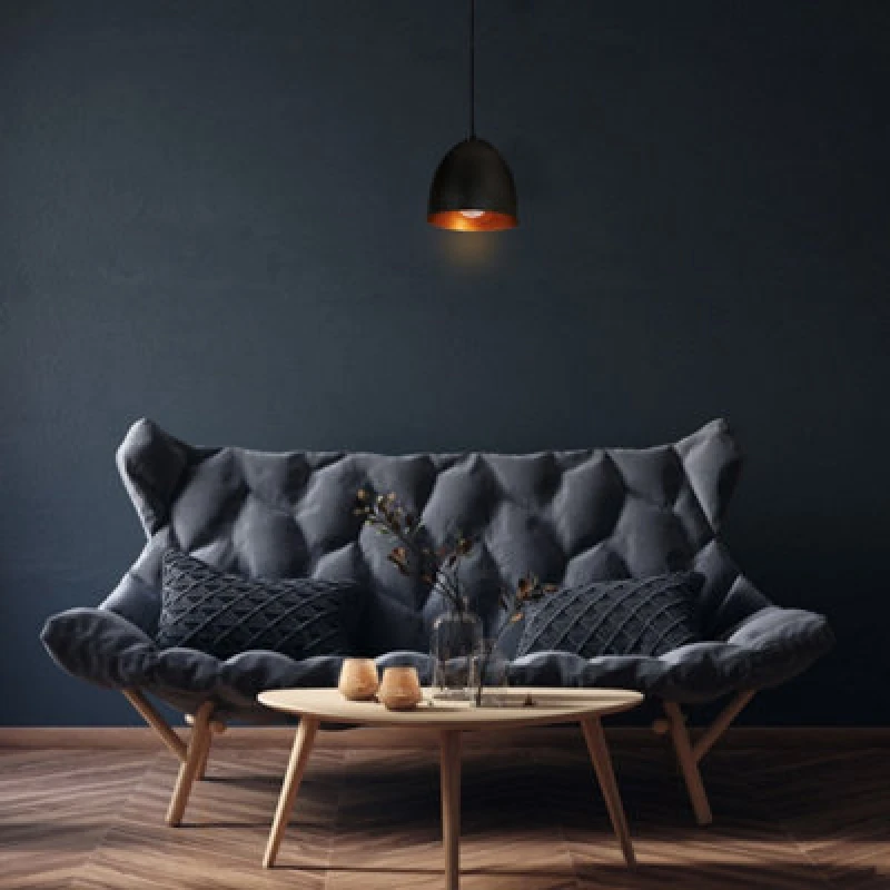 Image of Milagro Vegas Hand Made Pendant LampMatt Black Copper / Rose Gold Black unisex