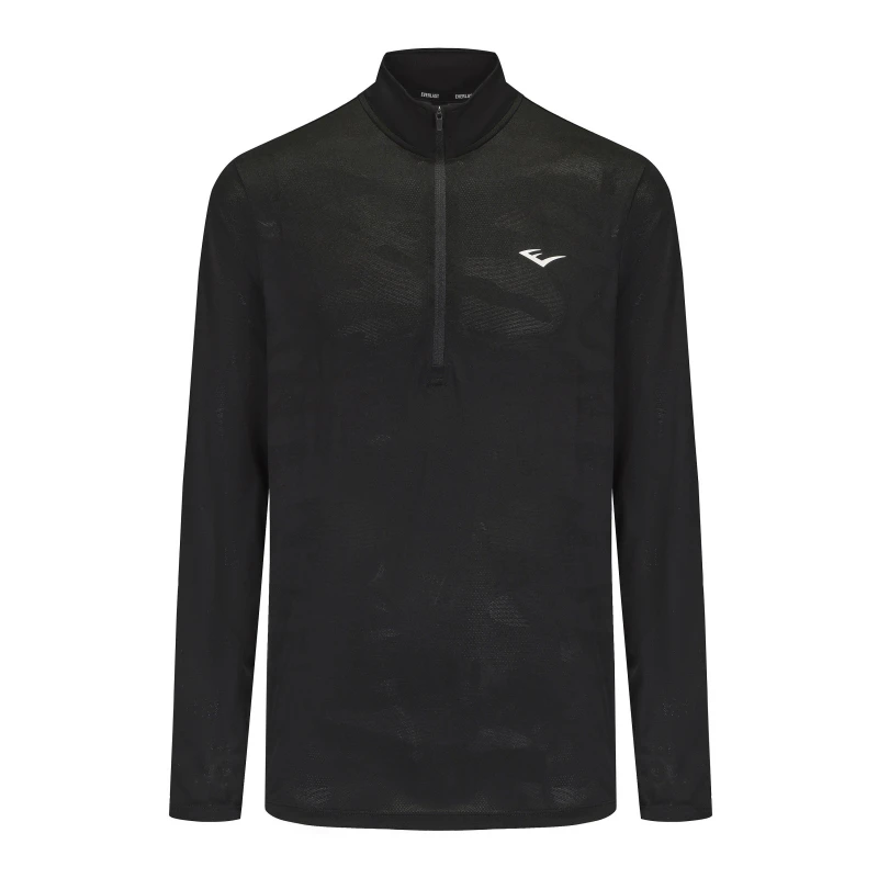 Image of Everlast Flex 1/4 Zip Mens Black male S