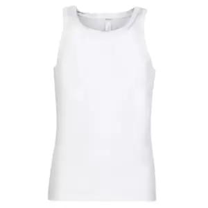 Image of Hom SUPREME COTTON TANKTOP mens Vest top in White - Sizes EU XXL,EU S,EU M,EU L,EU XL