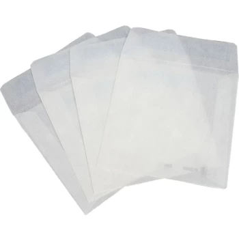 Image of Q Connect Wallet DL White Pln S/S 80G (Pk-50) - Qconnect