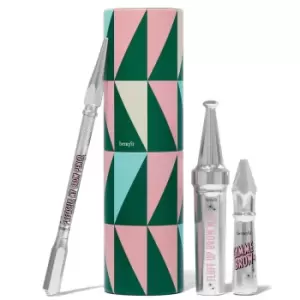 Image of benefit Fluffin Festive Brows Precisely my Brow Pencil and Brow Gels Gift Set (Various Shades- 2.5 Blonde