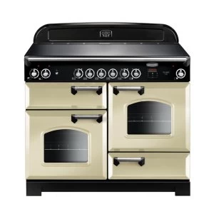 Image of Rangemaster CLA110ECCRC 117520 110cm CLASSIC Ceramic Range Cooker CreamChrome
