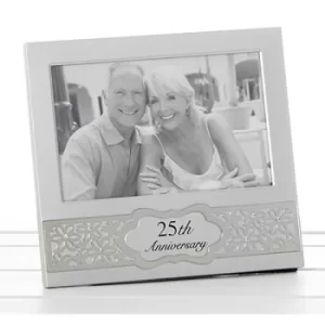 Image of Daisy Anniversary Frame 25th 6x4